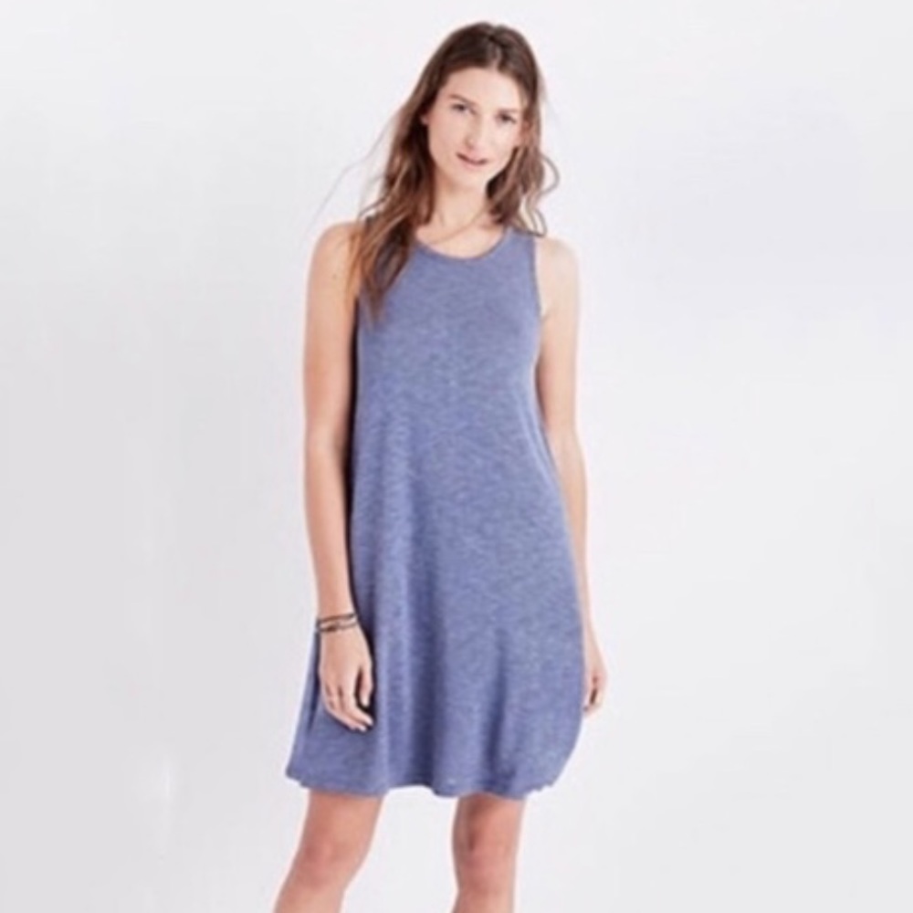 Madewell Blue Highpoint Tank Dress. XXS.